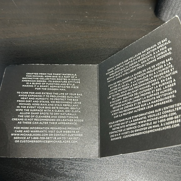 Micheal Kors Men’s Crossbody Medium Leather Monogram Cooper Flight Bag (Black) - Picture 7 of 8